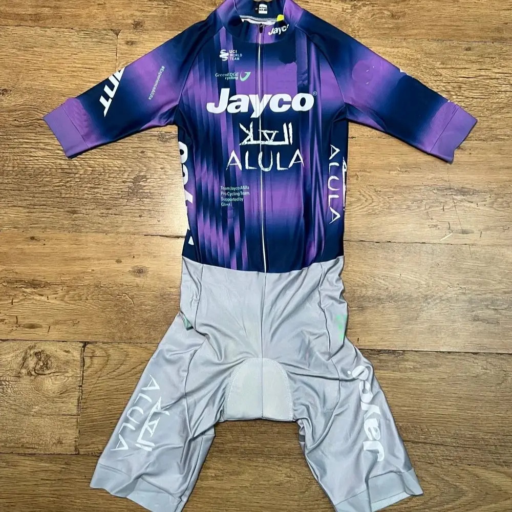 Triathlon Cycling Kit - 2025 Jayco AlUla Men Team Bodysuit