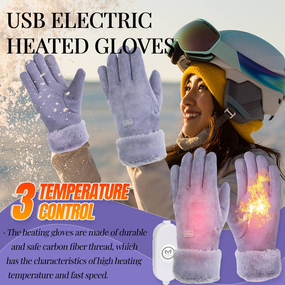Cycling Heat Gear - USB Heated Gloves 3 Gear Adjustment