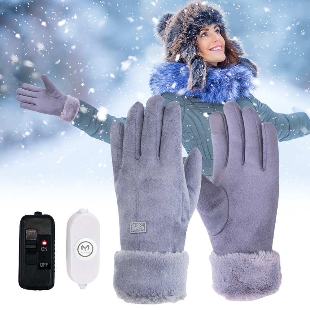 Cycling Gear In Winter - Electric Warm Gloves 3 Gear Adjustment