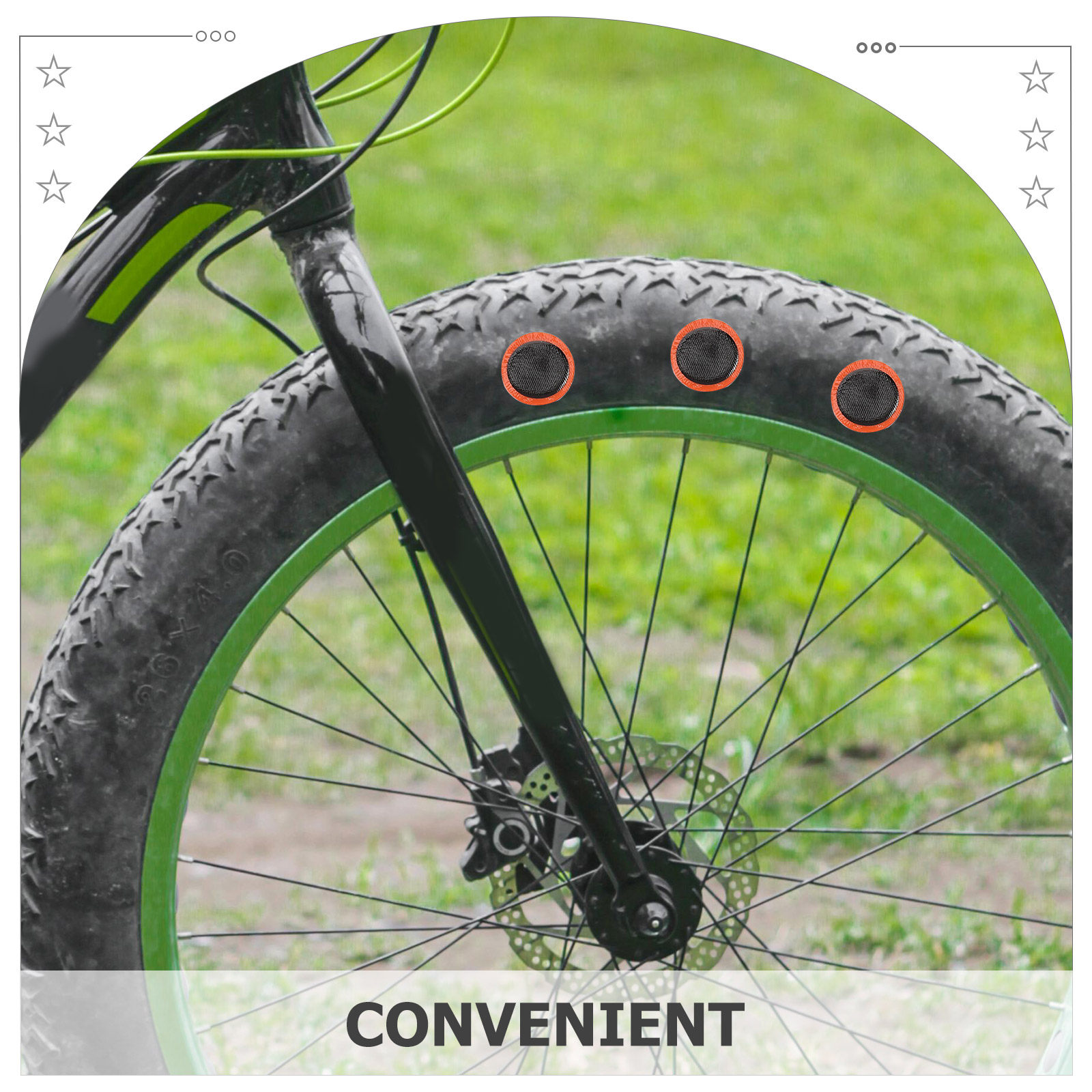 Bike Tube Repair Kit - 2pcs Tire Repair Tool Kit for