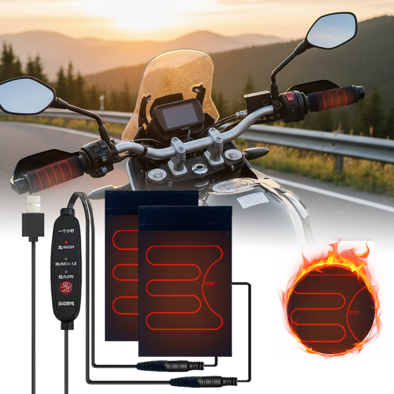 5V Electric Motorized Heated G - Cycling Heat Gear recensie en prijs