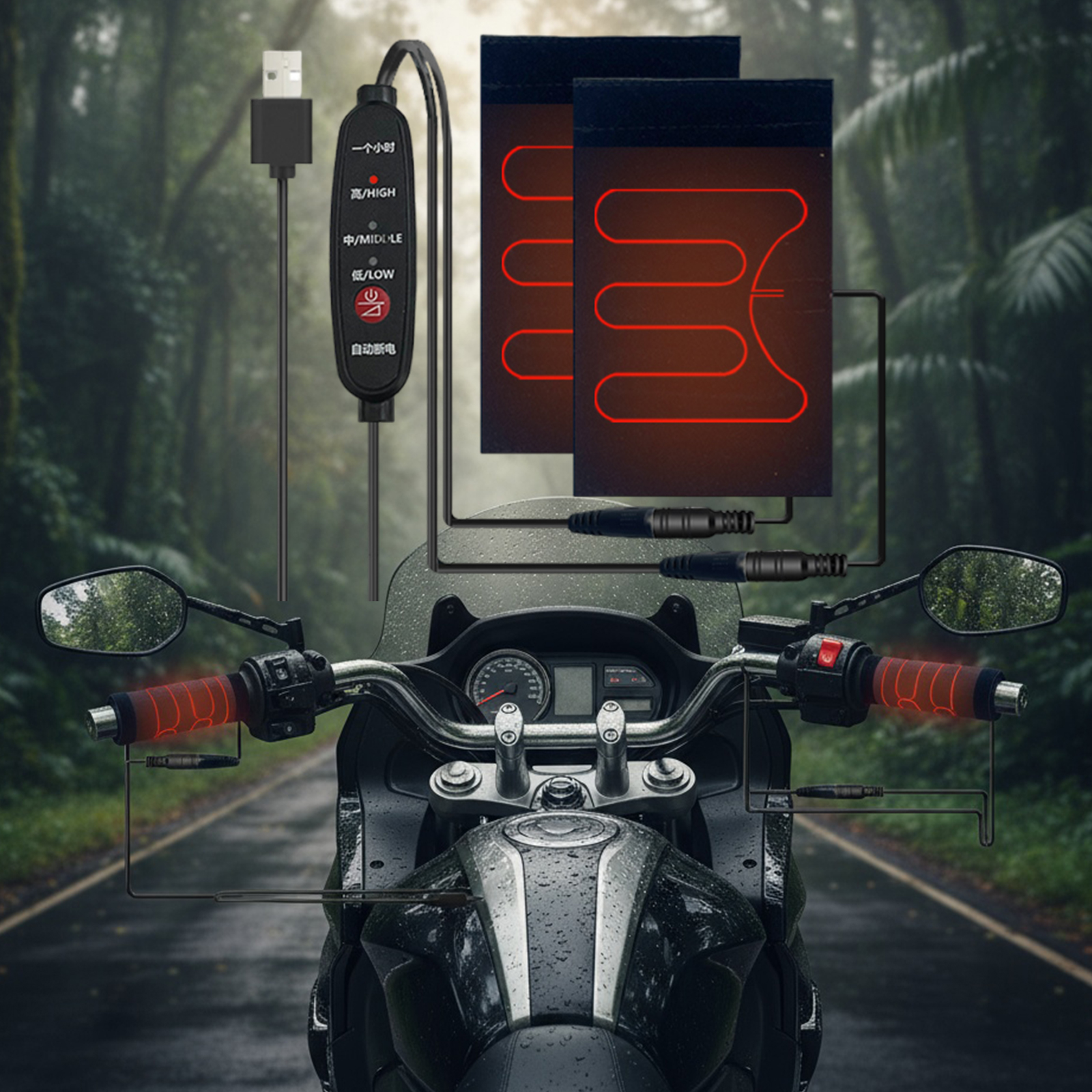 5V Electric Motorized Heated G - Cycling Heat Gear recensie en prijs