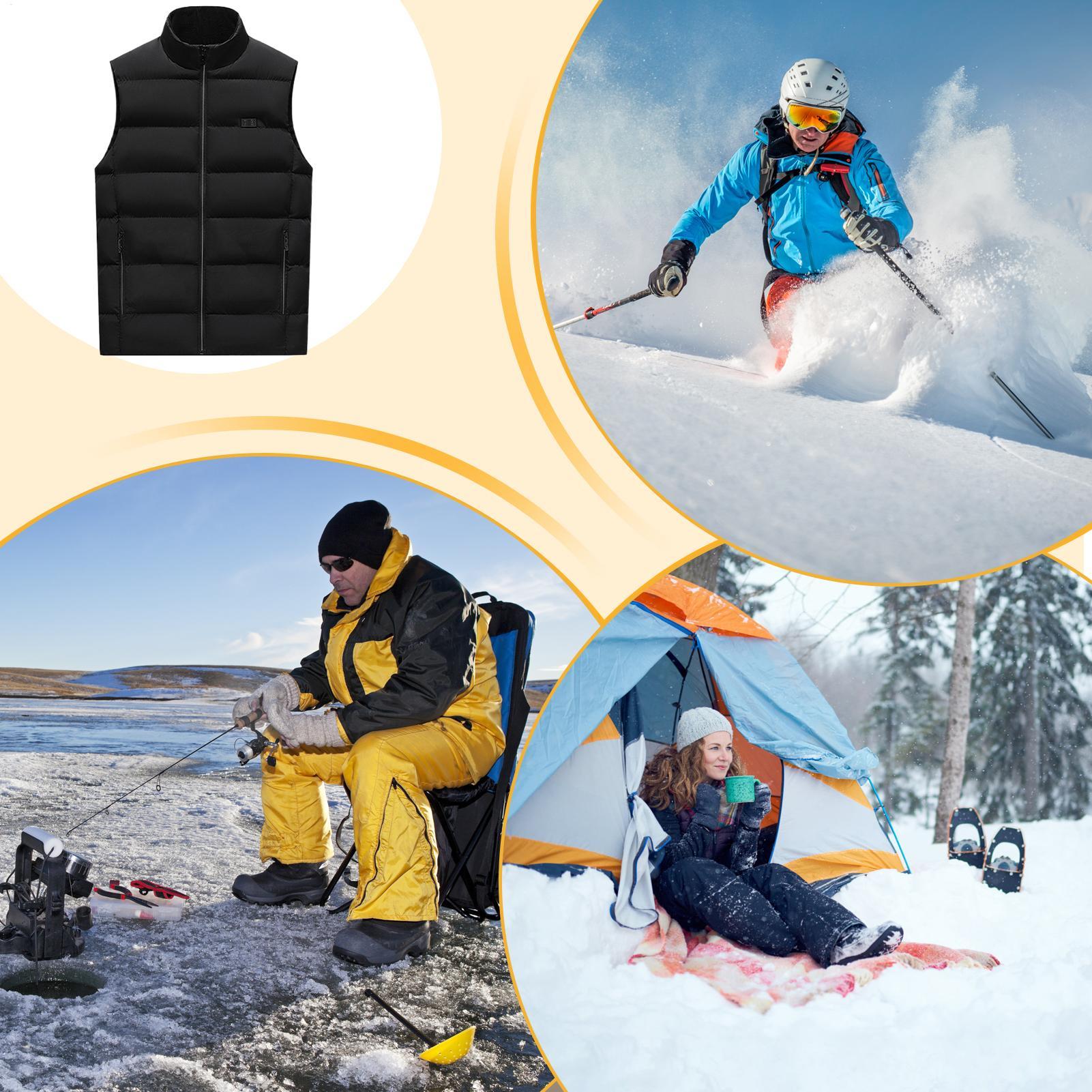 Winter Heated Vest Warm USB El - Cycling Heat Gear recensie en prijs
