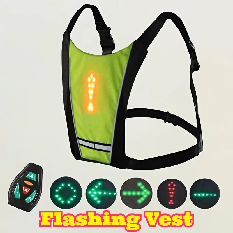 LED Remote Control Safety Vest - Cycling Visibility Gear recensie en prijs