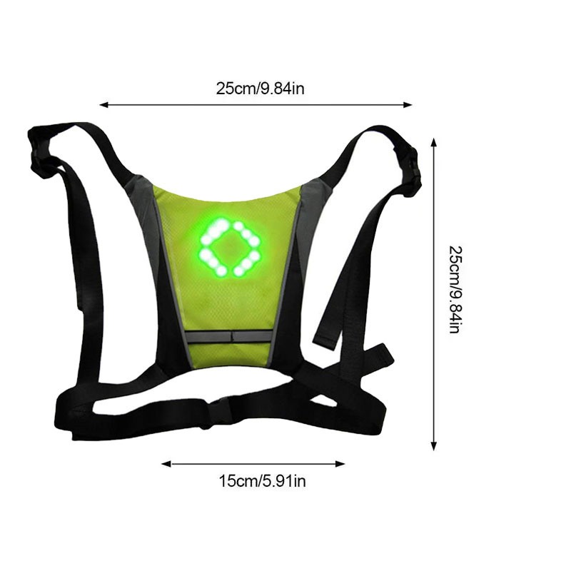LED Remote Control Safety Vest - Cycling Visibility Gear recensie en prijs