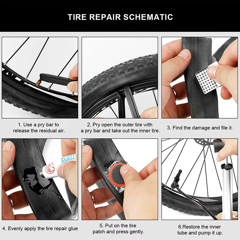 39pcs Bike Tire Repair Kit - B - Bike Tube Repair Kit recensie en prijs