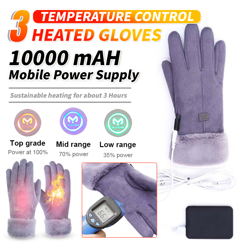 Women USB Heated Gloves 3 Gear - Cycling Heat Gear recensie en prijs