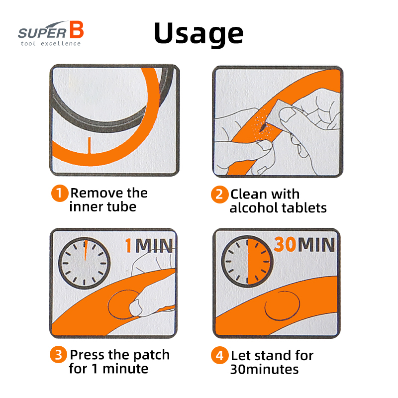 Super B TB-1118 6pcs Bicycle R - Bike Tube Repair Kit recensie en prijs