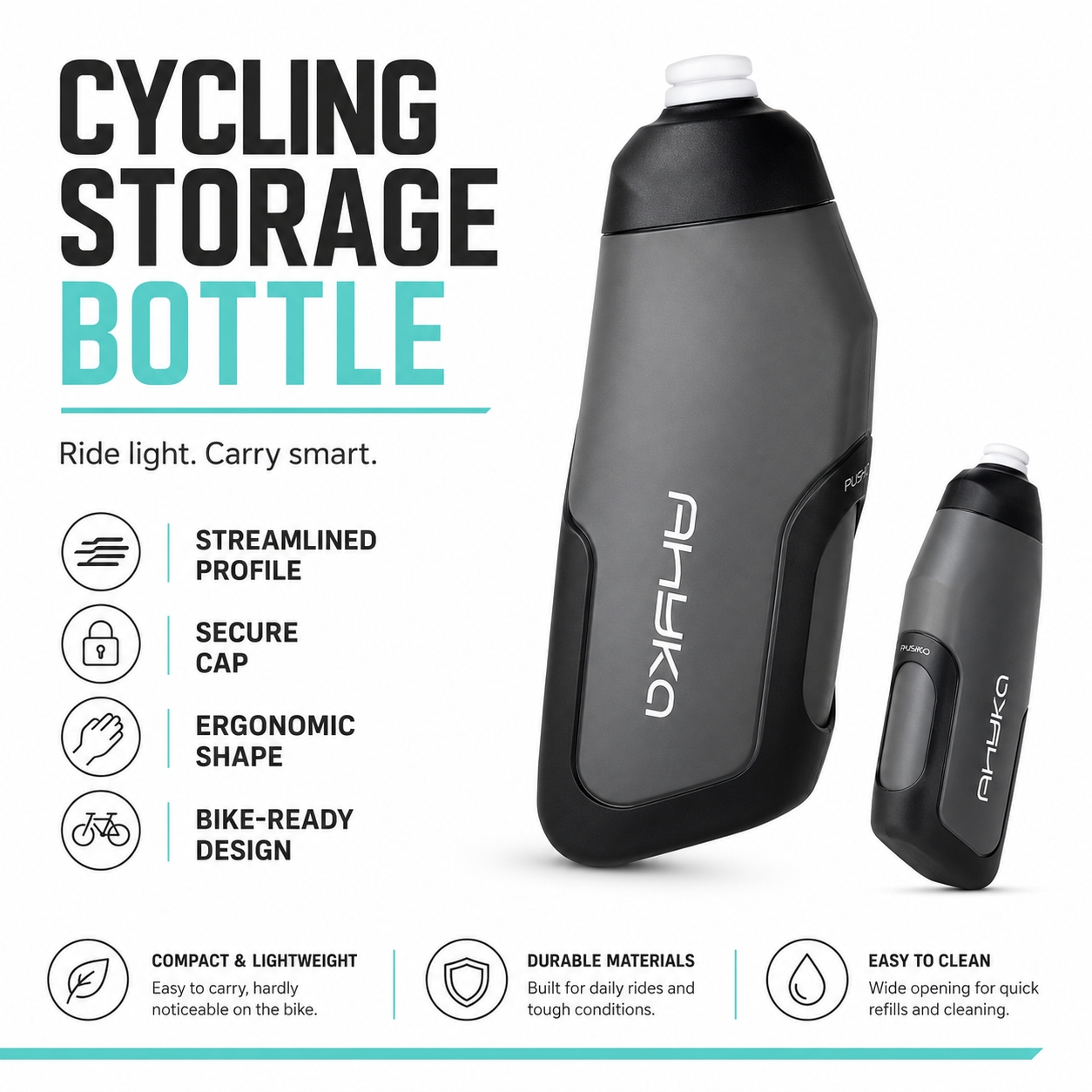 Ahyka Aerodynamic Water Bottle - Triathlon Cycling Kit recensie en prijs