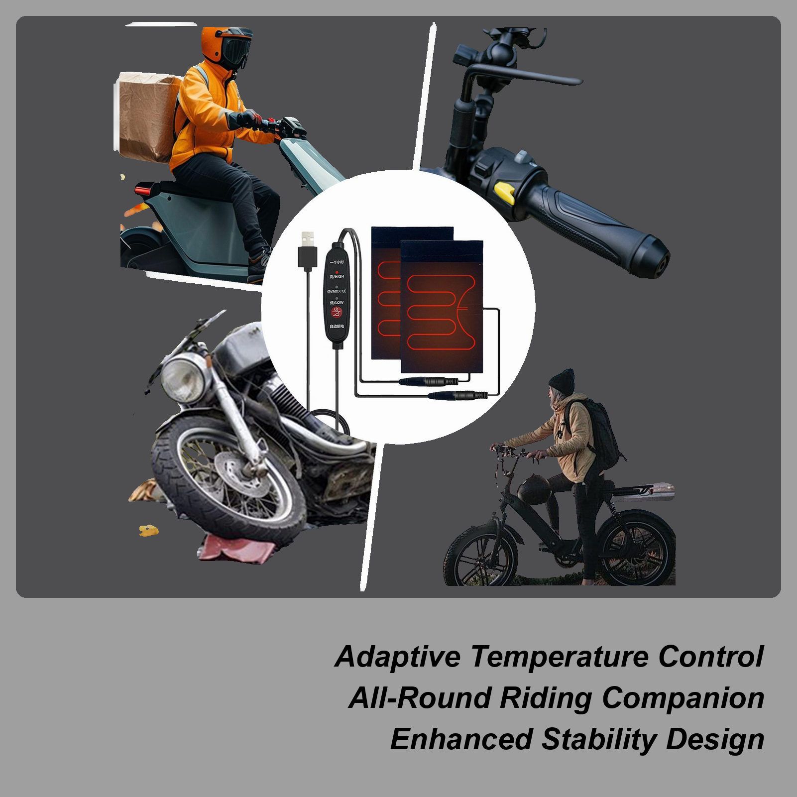 Handlebar Heater 5V Heated Mot - Cycling Heat Gear recensie en prijs