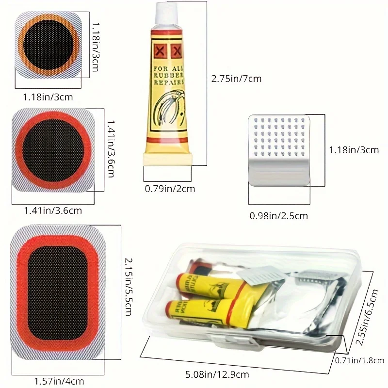 32pcs Bike Tire Repair Kit - B - Bike Tube Repair Kit recensie en prijs