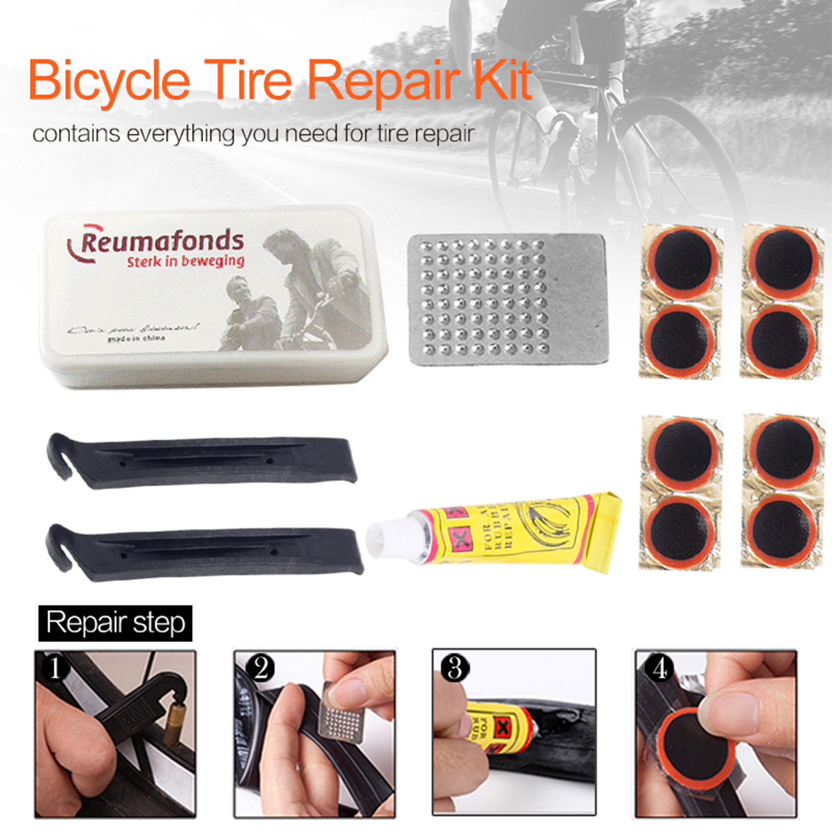 Bicycle Flat Tire Repair Kit T - Bike Tube Repair Kit recensie en prijs