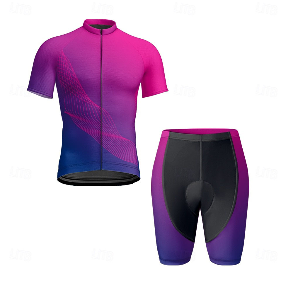 Men Short Sleeve Cycling Jerse - Triathlon Cycling Kit recensie en prijs