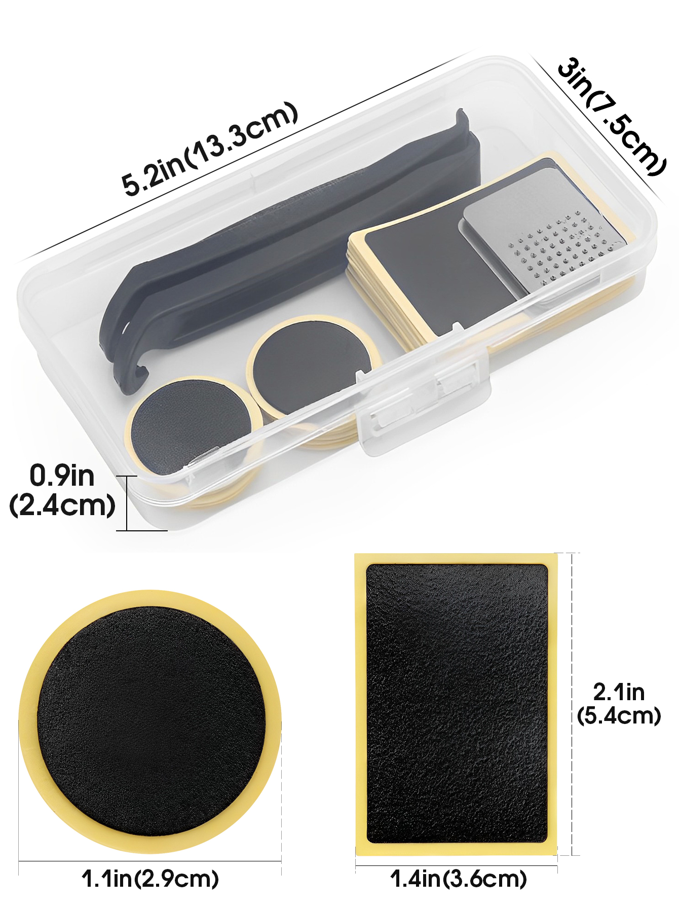 Bicycle Tire Patch Kit with Se - Bike Tube Repair Kit recensie en prijs