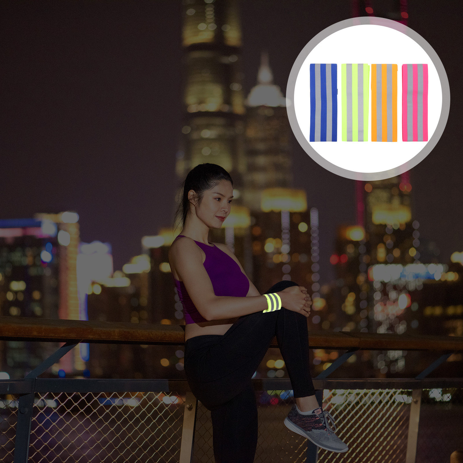 4Pairs Reflective Wristband Ar - Cycling Visibility Gear recensie en prijs